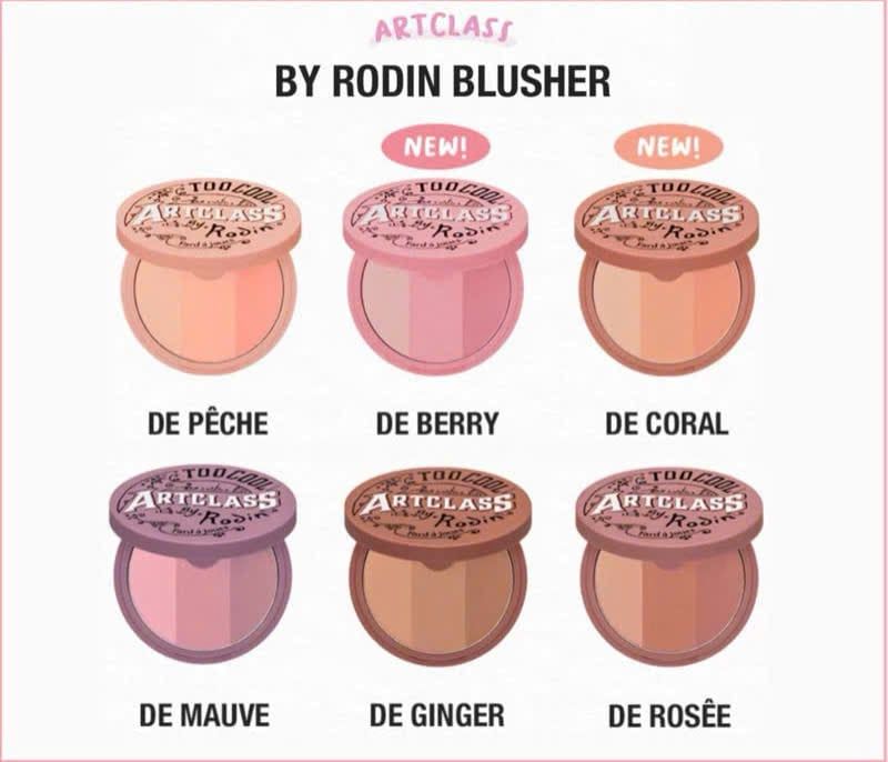 Phấn Má Hồng 3 Màu Too Cool For School Art Class By Rodin Blusher
