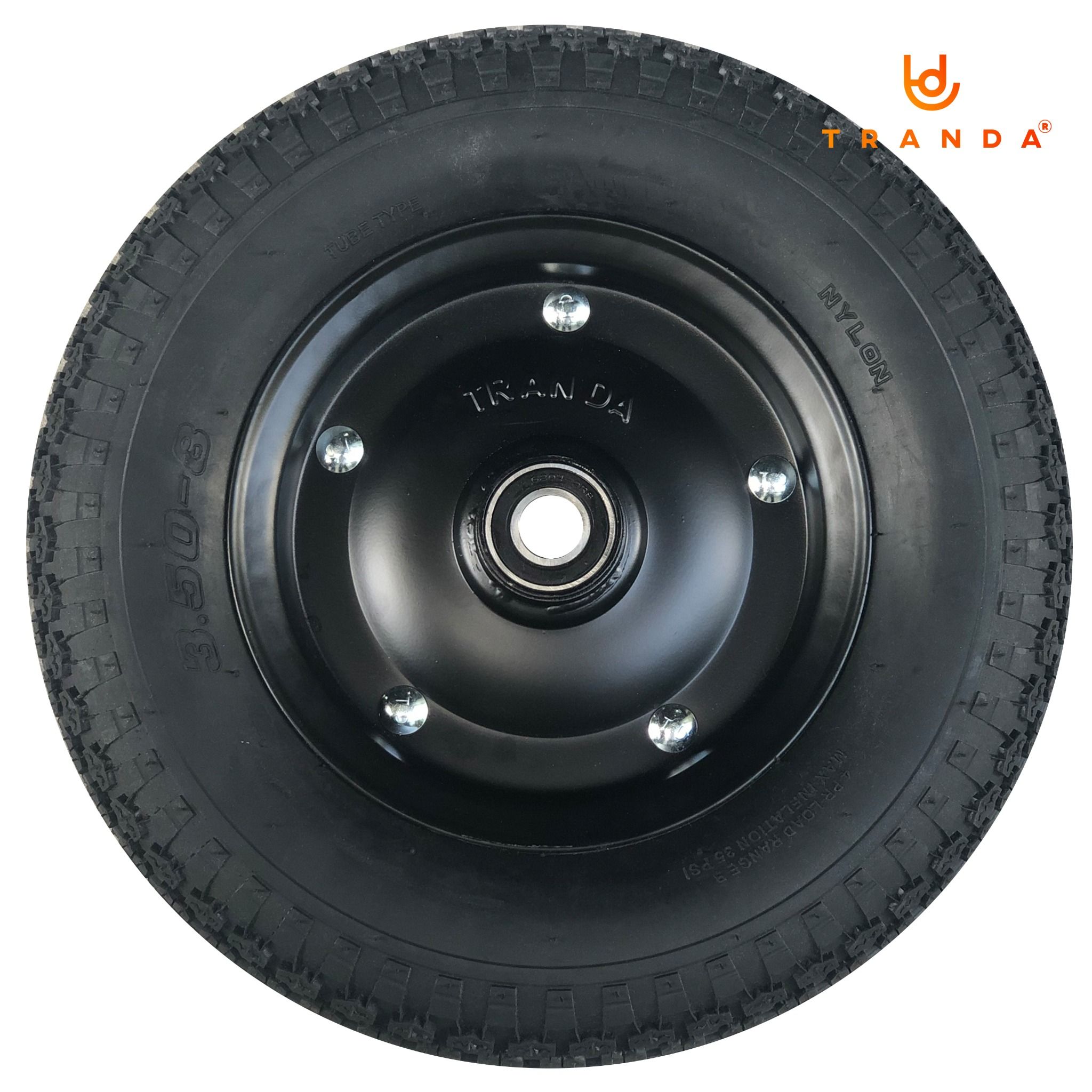  Bánh hơi 3.50-8, gai H76, mâm sơn tĩnh điện, có đùm 