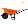  Xe rùa thùng nhựa cam, sườn sơn tĩnh điện, bánh hơi 3.50-8, tải trọng 150 Kg 