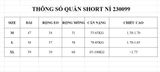  QUAN SHORT NI XH 230099 