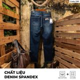  Quần Jeans Nam D80–D81-D82-D83 – Form Regular, Ống Đứng, Wash Màu 