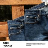  Quần Jeans Nam D80–D81-D82-D83 – Form Regular, Ống Đứng, Wash Màu 