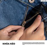  Quần Jeans Nam D80–D81-D82-D83 – Form Regular, Ống Đứng, Wash Màu 