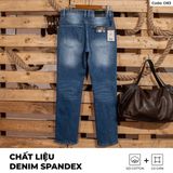  Quần Jeans Nam D80–D81-D82-D83 – Form Regular, Ống Đứng, Wash Màu 