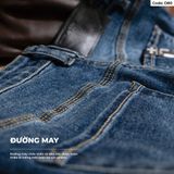  Quần Jeans Nam D80–D81-D82-D83 – Form Regular, Ống Đứng, Wash Màu 