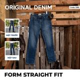  Quần Jeans Nam D80–D81-D82-D83 – Form Regular, Ống Đứng, Wash Màu 