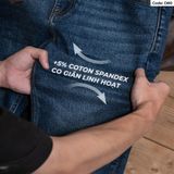  Quần Jeans Nam D80–D81-D82-D83 – Form Regular, Ống Đứng, Wash Màu 