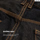  Quần Jeans Nam D97 Selvedge – Denim Cao Cấp, Form Chuẩn 