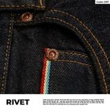  Quần Jeans Nam D97 Selvedge – Denim Cao Cấp, Form Chuẩn 