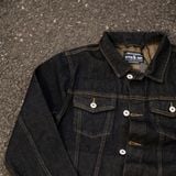  Áo Khoác Jean Nhật K32 – Selvedge Denim, Form Crop Thời Thượng 