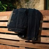  Áo Khoác Jean Nhật K32 – Selvedge Denim, Form Crop Thời Thượng 