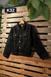  Áo Khoác Jean Nhật K32 – Selvedge Denim, Form Crop Thời Thượng 