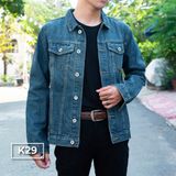  Áo Khoác Jean Nam Bụi Bặm K29–K30-K31  Cá Tính Phong Cách Streetwear 