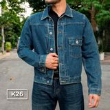 Áo Khoác Jean Nam K25–K26 – Form Chuẩn, Cá Tính, Phong Cách Streetwear 