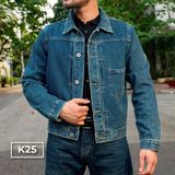  Áo Khoác Jean Nam K25–K26 – Form Chuẩn, Cá Tính, Phong Cách Streetwear 