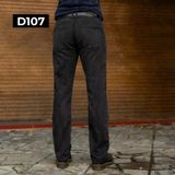  Quần Jeans Nam Mộc Nhuộm Xám  D107 – Form Slimfit, Co Giãn Thoải Mái 