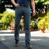  Quần Jeans Nam Mộc Nhuộm Xám Nhạt D104 – Form Slimfit, Co Giãn Thoải Mái 