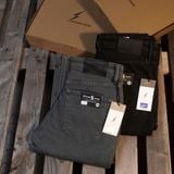  Quần Jeans Nam Mộc Nhuộm Xám Nhạt D104 – Form Slimfit, Co Giãn Thoải Mái 
