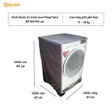  Áo Trùm Máy Giặt COMCOM Vải Dù Cao Cấp – Chống Thấm, Chống Nắng, Bền Đẹp 3–5 Năm 