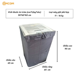  Áo Trùm Máy Giặt COMCOM Vải Dù Cao Cấp – Chống Thấm, Chống Nắng, Bền Đẹp 3–5 Năm 