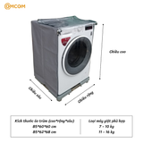  Áo Trùm Máy Giặt Cửa Trước COMCOM Vải Da Cao Cấp – Che 5 Mặt, Chống Nắng Mưa, Bảo Vệ Hiệu Quả 