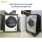  Áo Trùm Máy Giặt Cửa Trước COMCOM Vải Da Cao Cấp – Che 5 Mặt, Chống Nắng Mưa, Bảo Vệ Hiệu Quả 