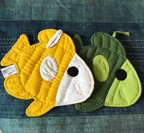 Lót nồi hình cá 25x25 cm