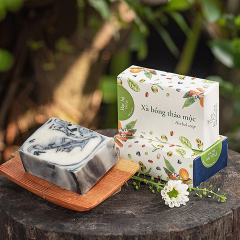 Xà bông Than Tre & Bạc Hà - Bamboo Charcoal & Mint