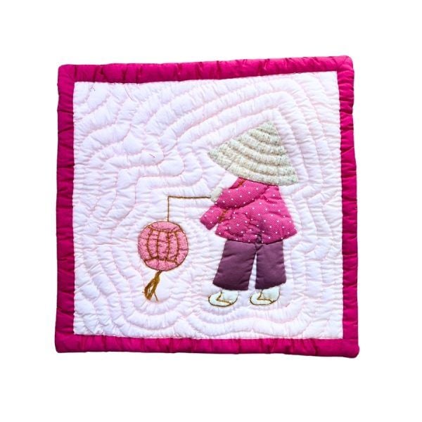 Gối hình cô gái size 40x40cm