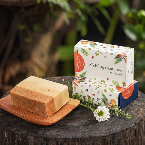 Xà bông Mật Ong & Nghệ Vàng - Honey & Turmeric