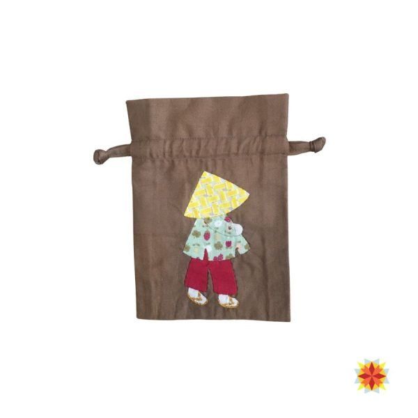 Túi mỹ phẩm cô gái VSB 17x12cm