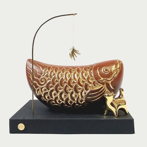 Đại Cat gốm mộc