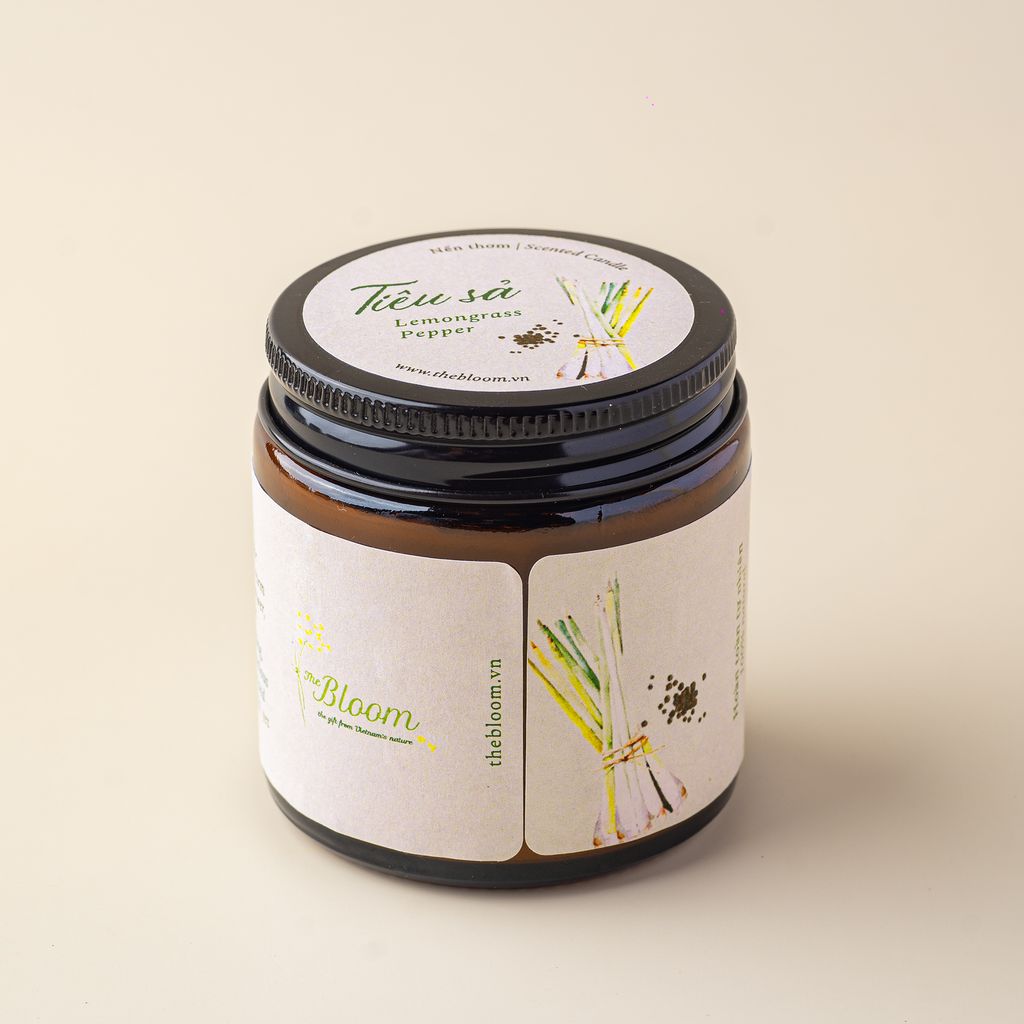 Nến thơm Tiêu, sả 110ml