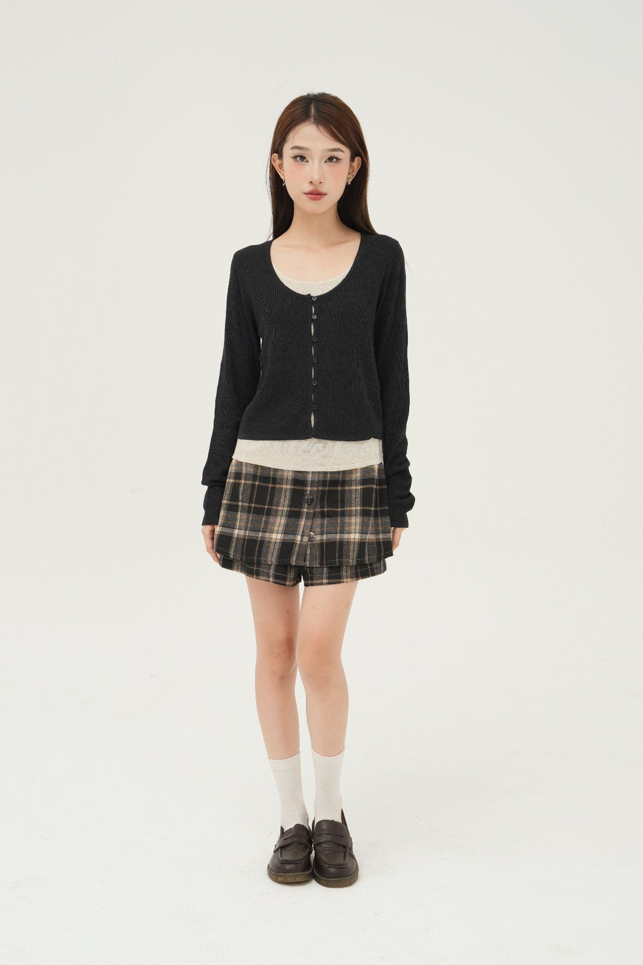 Plaid Skort