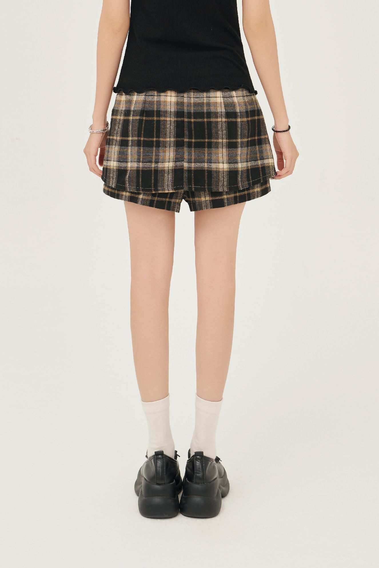Plaid Skort