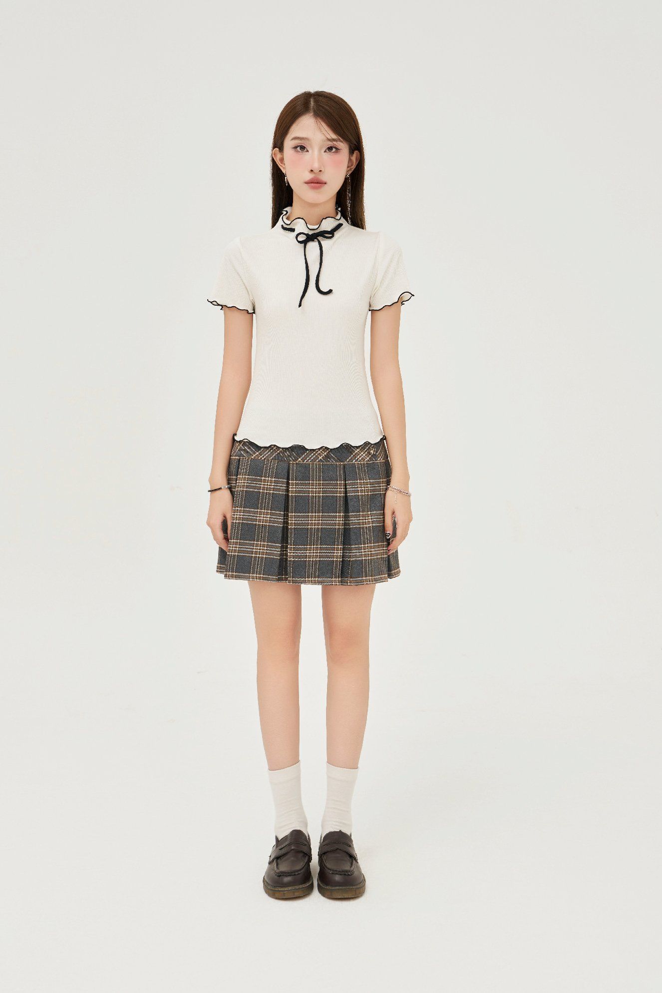 Flared Mini Skirt