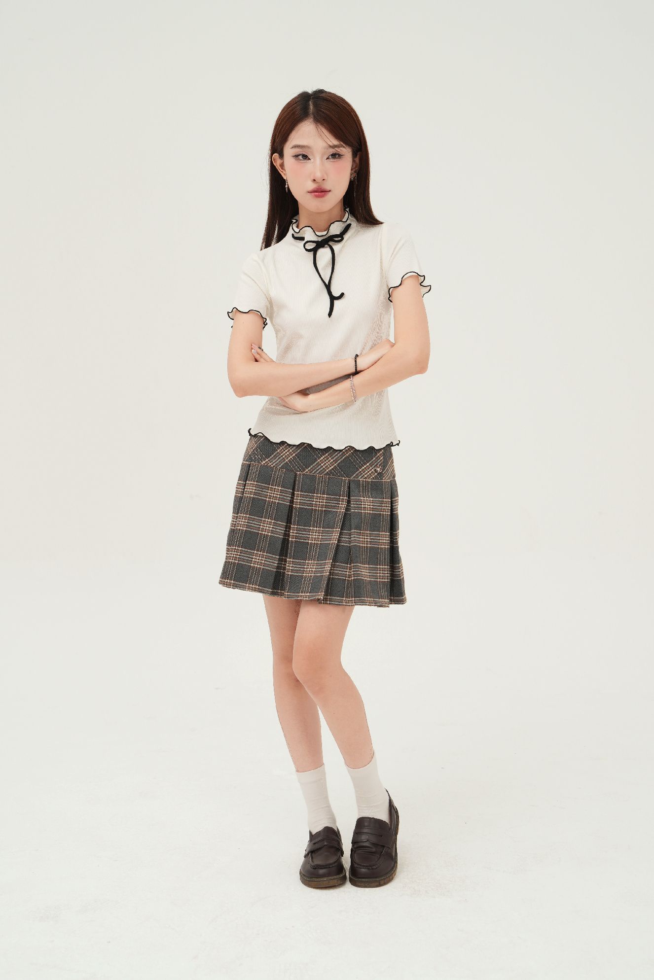 Flared Mini Skirt