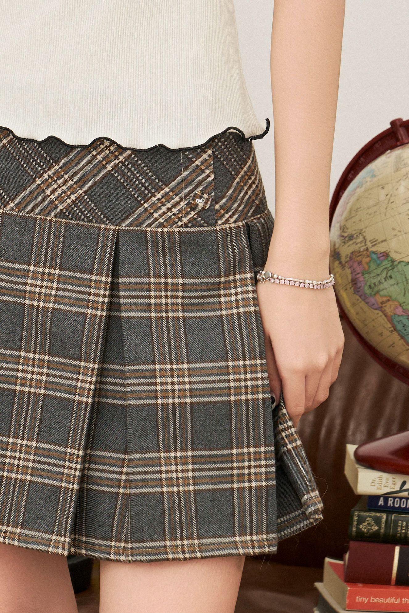 Flared Mini Skirt