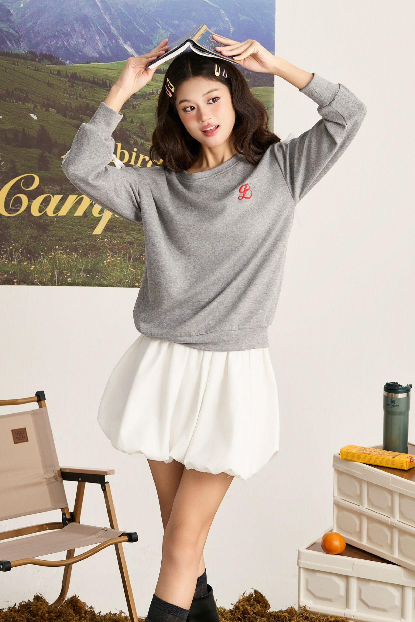 Ribbon Sweatshirt