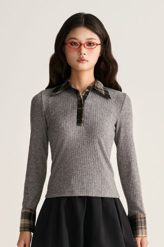 Hoody Knit Top - 