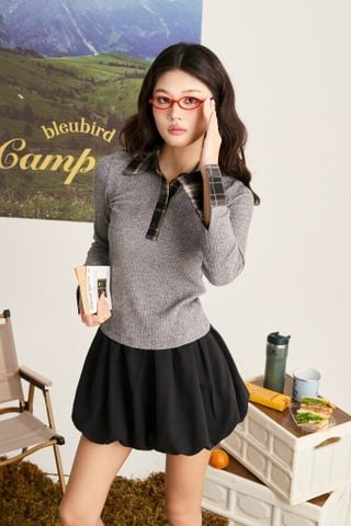 Hoody Knit Top - 