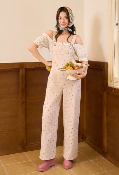  Floral Dungaree 
