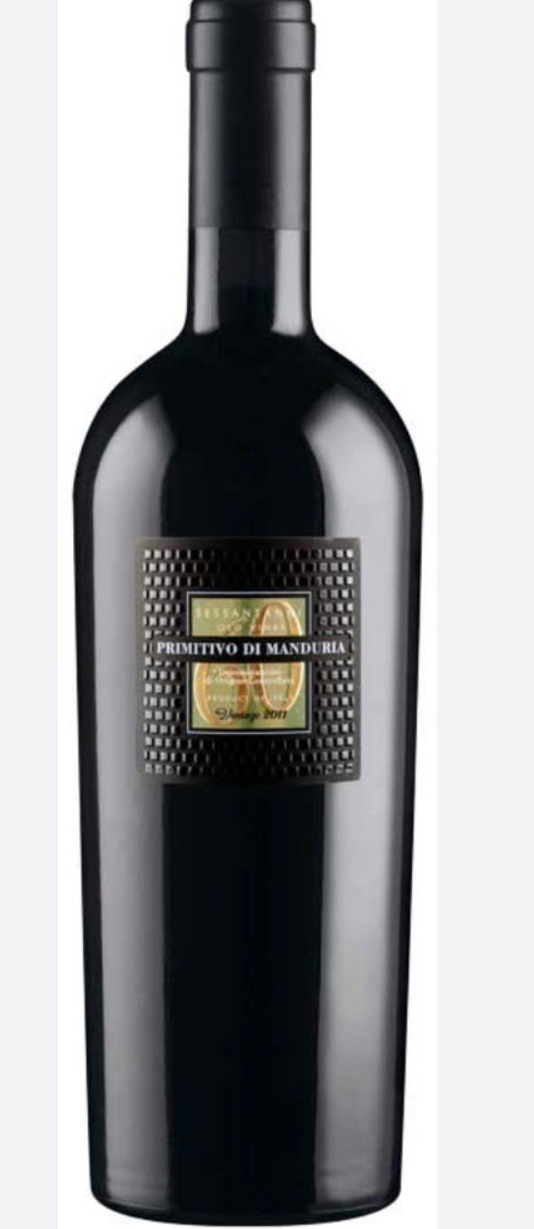  Rượu Vang Ý 60 Sessantanni Primitivo Di Manduria 