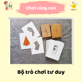  Bộ SmallT 2 hộp gỗ kèm khuôn hỗ trợ- rèn tư duy tập trung cho bé 4-6 tuổi 