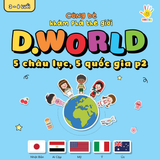 Bộ cơ bản - D.World 5 Châu lục, 5 quốc gia | Nhật Bản, Ý, Mỹ, Ai Cập, Úc 