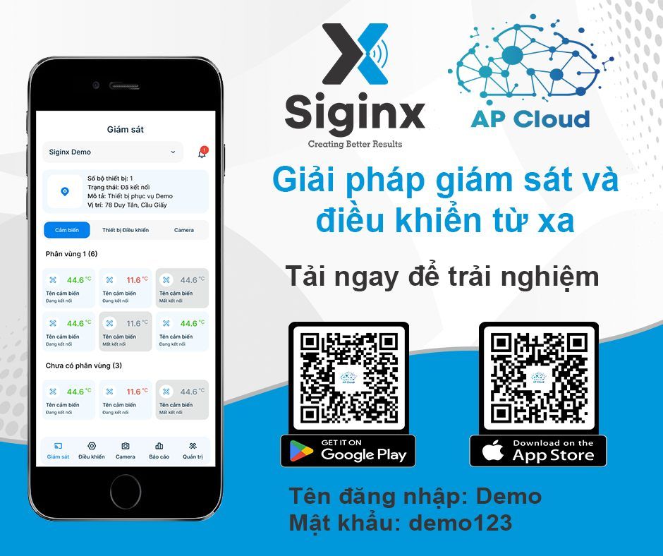  AP Cloud - Giám sát và điều khiển từ xa thông qua mobile app 