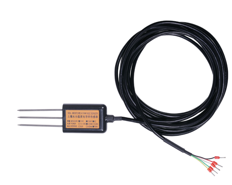  Cảm Biến Độ Ẩm & Nhiệt Độ & EC Đất Nông Nghiệp MODBUS-RTU RS485 (S-Soil MTEC-02A) 