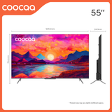  Google Tivi Coocaa 55Y72 Pro 4K QLED 55 inch 