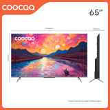  Google Tivi Coocaa 65Y72 Pro 4K QLED 65 inch 