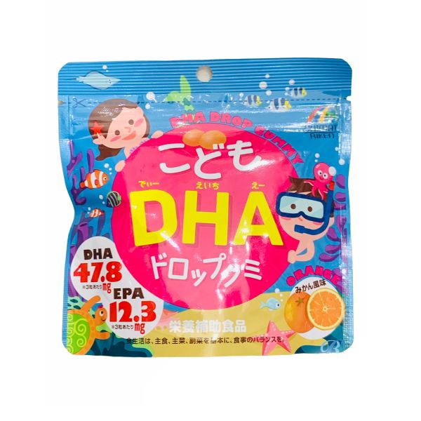  Kẹo dẻo bổ sung DHA vị cam dành cho trẻ em (90 viên) 